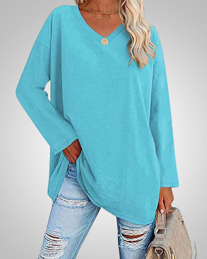 Willow | Women's Casual Relaxed Fit V-neck Top