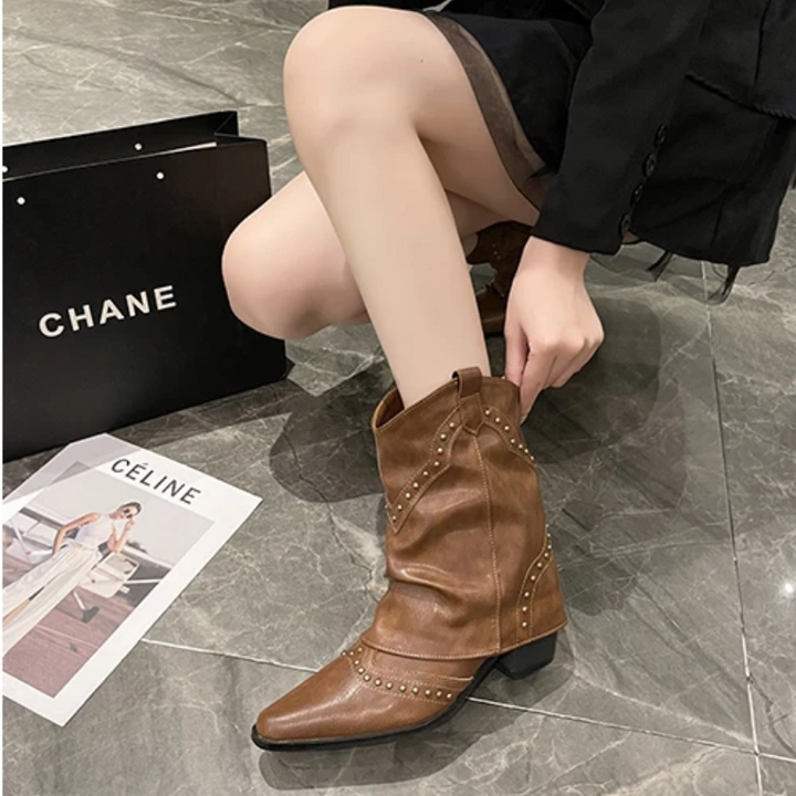 Rylee | Women’s Classic Studded Cowboy Boots