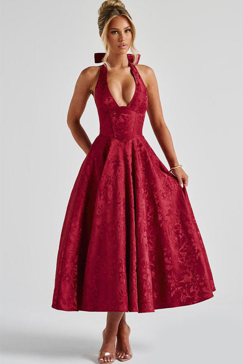Tamara | Women's Elegant A-Line Wedding Guest Dress