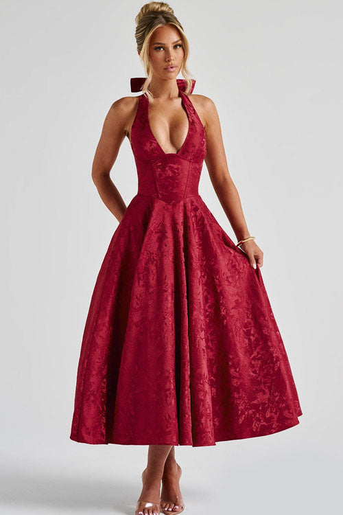 Tamara | Women's Elegant A-Line Wedding Guest Dress