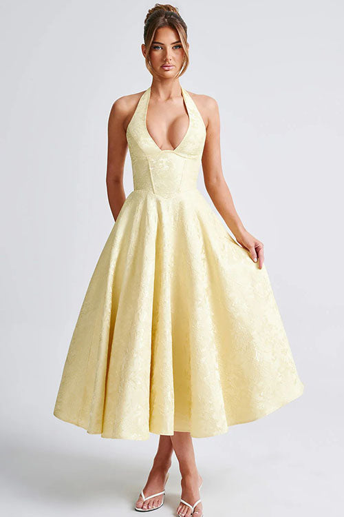Tamara | Women's Elegant A-Line Wedding Guest Dress