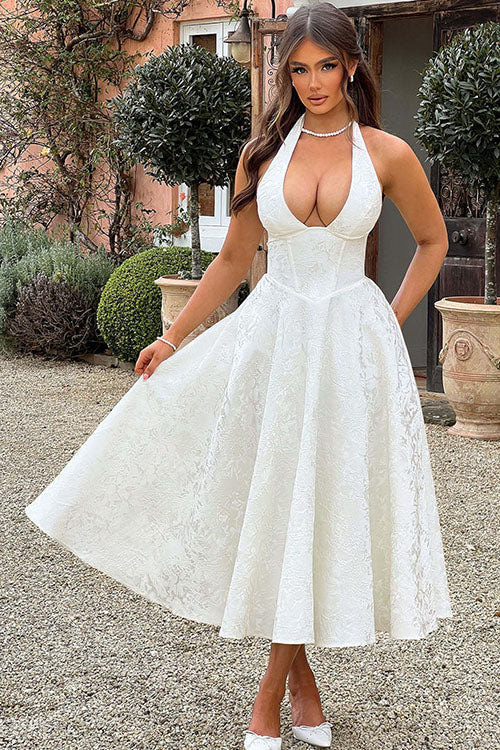 Tamara | Women's Elegant A-Line Wedding Guest Dress