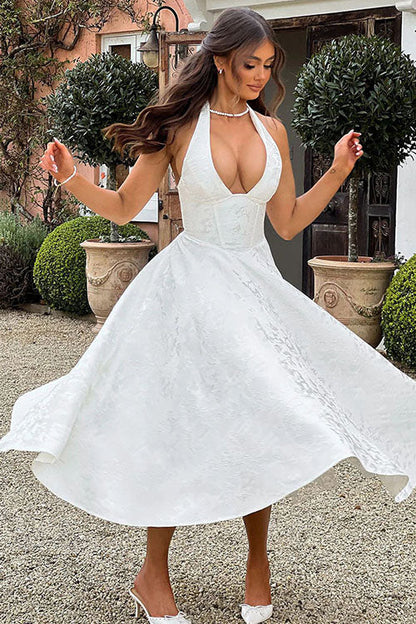 Tamara | Women's Elegant A-Line Wedding Guest Dress