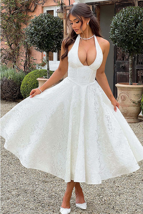 Tamara | Women's Elegant A-Line Wedding Guest Dress