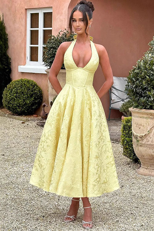 Tamara | Women's Elegant A-Line Wedding Guest Dress