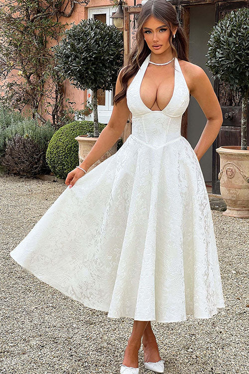 Tamara | Women's Elegant A-Line Wedding Guest Dress