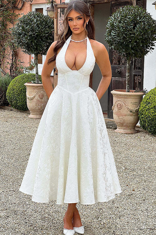 Tamara | Women's Elegant A-Line Wedding Guest Dress