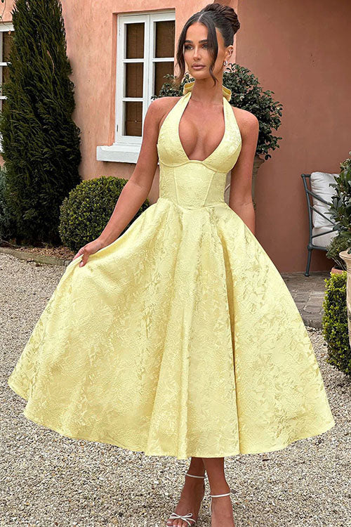 Tamara | Women's Elegant A-Line Wedding Guest Dress