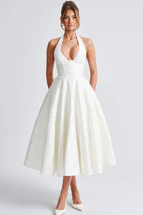 Tamara | Women's Elegant A-Line Wedding Guest Dress