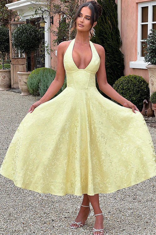 Tamara | Women's Elegant A-Line Wedding Guest Dress