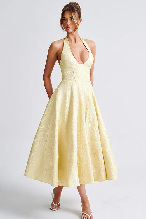 Tamara | Women's Elegant A-Line Wedding Guest Dress