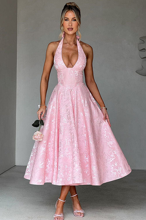 Tamara | Women's Elegant A-Line Wedding Guest Dress