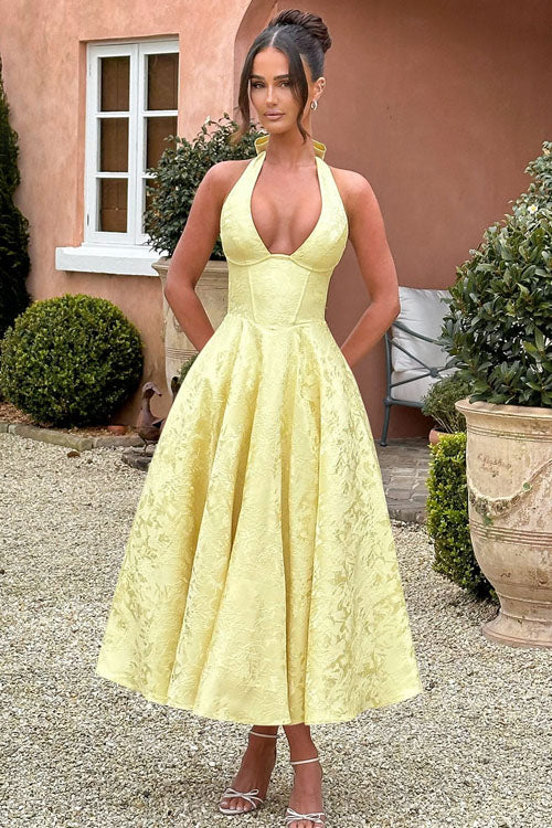 Tamara | Women's Elegant A-Line Wedding Guest Dress