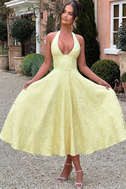 Tamara | Women's Elegant A-Line Wedding Guest Dress