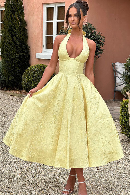 Tamara | Women's Elegant A-Line Wedding Guest Dress