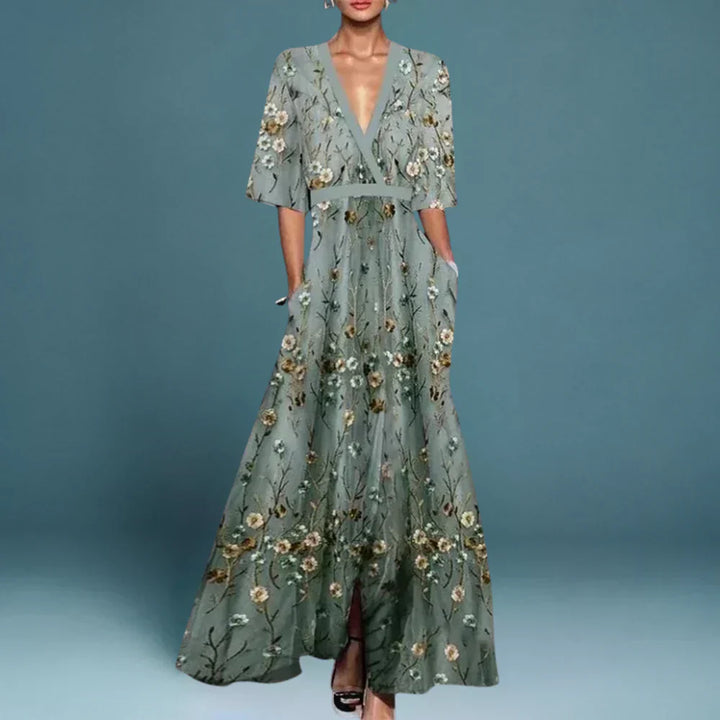 Galina | Women’s Summer Floral Maxi Dress