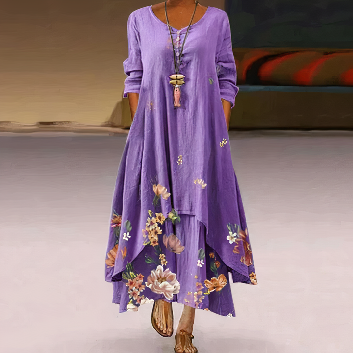Margot | Women's Summer Floral Relaxed Fit Dress