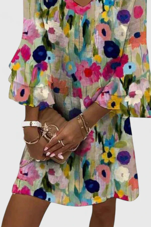 Nyverra | Women’s Summer Floral Mini Dress