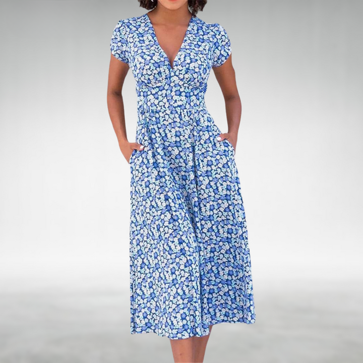 Elysia | Women’s Floral A-Line Summer Dress