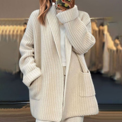 Chloe | Women's Oversized Open-Front Knitted Cardigan
