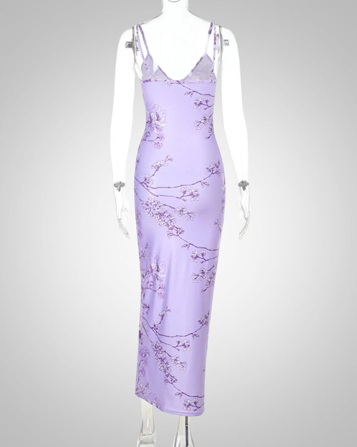 Frida | Women’s Bodycon Floral Maxi Dress