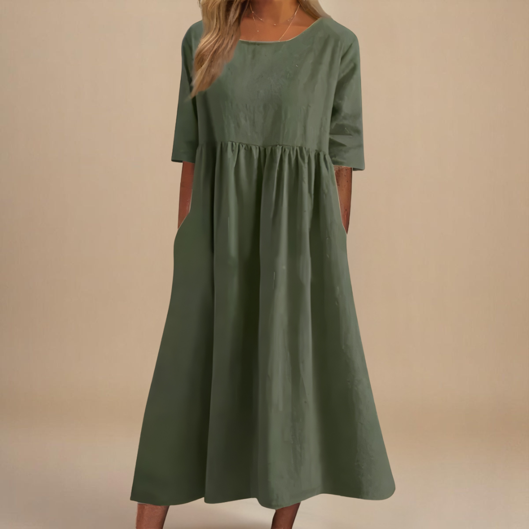 Harelia | Women’s Relaxed Fit Summer Midi Dress