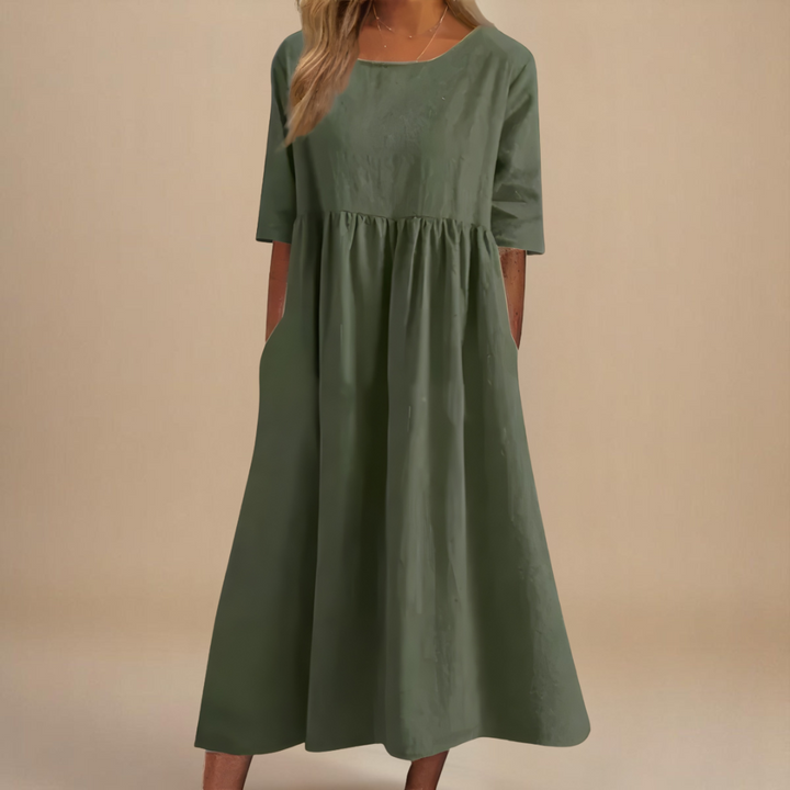 Harelia | Women’s Relaxed Fit Summer Midi Dress