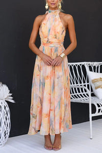 Dulce | Women’s Halter Neck Summer Maxi Dress