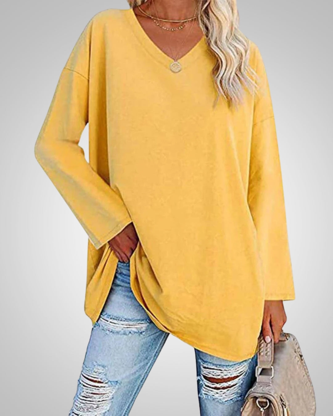 Willow | Women's Casual Relaxed Fit V-neck Top