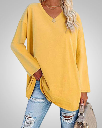 Willow | Women's Casual Relaxed Fit V-neck Top