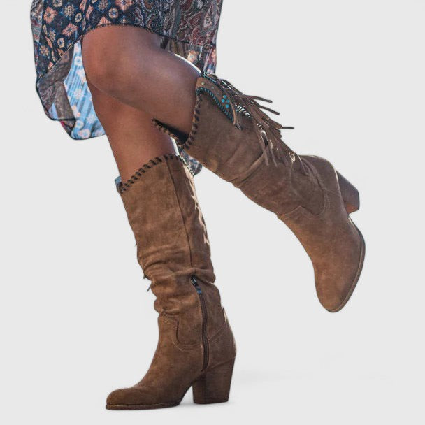 Zoey | Women's Block Heel Cowboy Boots
