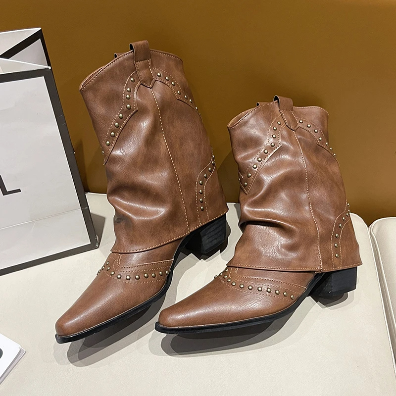 Rylee | Women’s Classic Studded Cowboy Boots