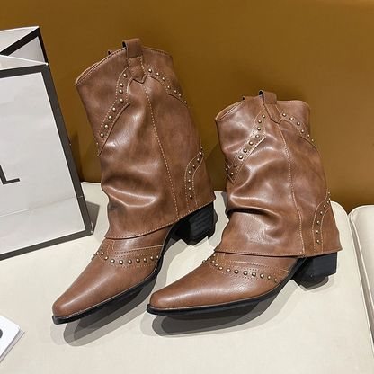 Rylee | Women’s Classic Studded Cowboy Boots