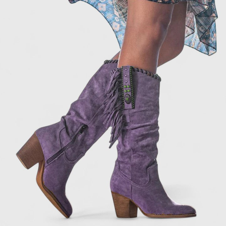 Zoey | Women's Block Heel Cowboy Boots