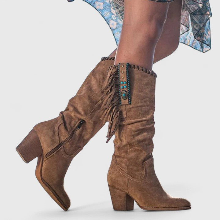 Zoey | Women's Block Heel Cowboy Boots