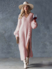 Poppy | Women's Elegant Knitted Maxi Dress