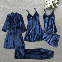 Eloise | Women's Elegant Lace-Trim Pajama Set