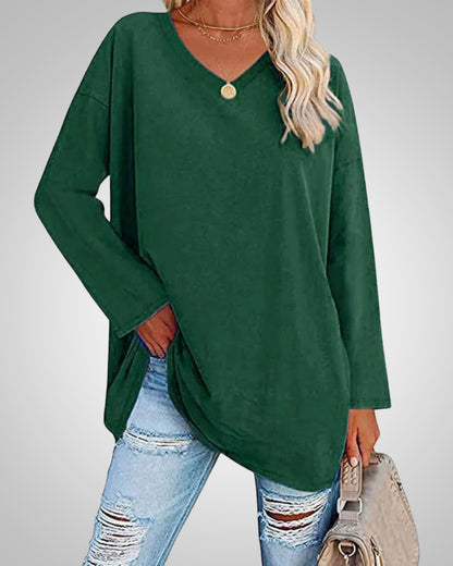 Willow | Women's Casual Relaxed Fit V-neck Top