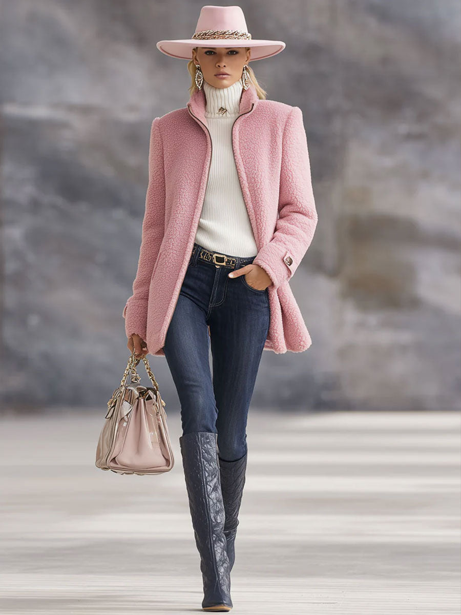 Teagan | Women's Warm Zip-Up Fleece Jacket