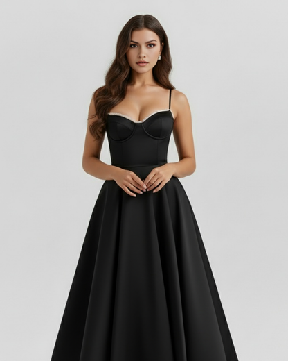 Alexis | Women's Elegant A-Line Midi Dress