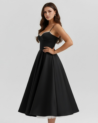 Alexis | Women's Elegant A-Line Midi Dress
