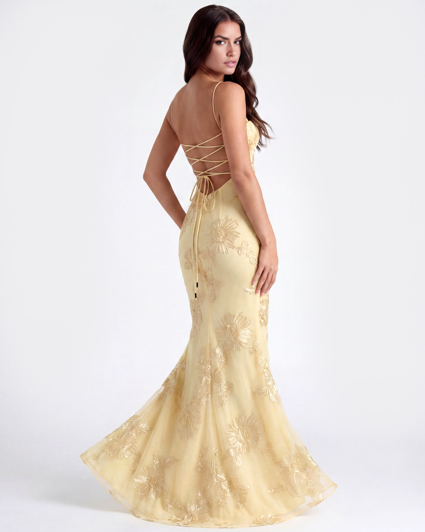 Lauren | Women's Embroidered Formal Wedding Guest Dress