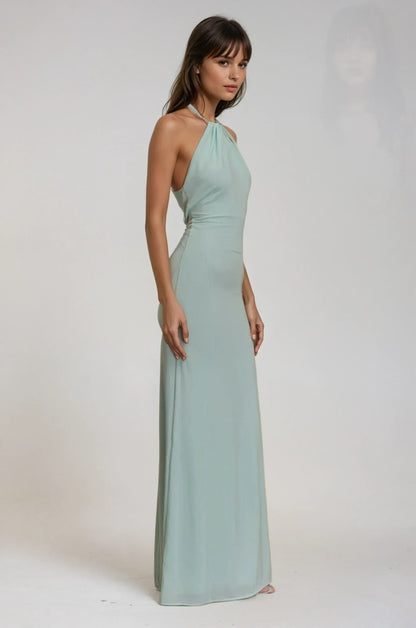 Giselle | Women's Elegant Halter Maxi Dress