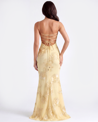Lauren | Women's Embroidered Formal Wedding Guest Dress