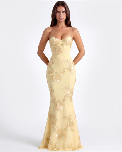 Lauren | Women's Embroidered Formal Wedding Guest Dress