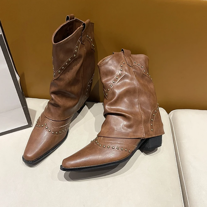 Rylee | Women’s Classic Studded Cowboy Boots