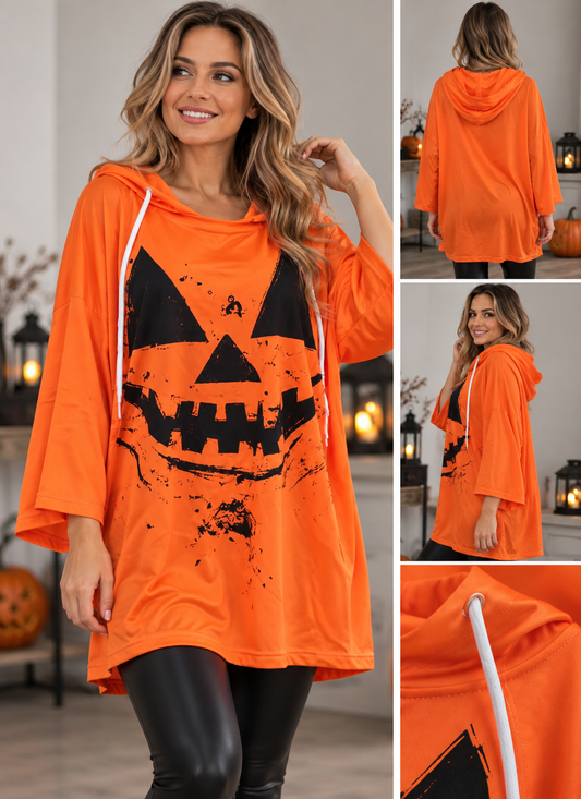Britta | Women's Oversized Halloween Hooded Poncho