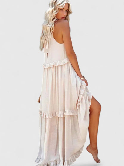 Olivia | Women's Elegant Draped Maxi Dress