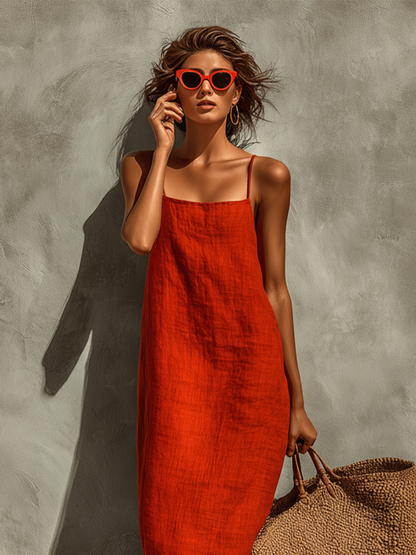 Melody | Women's Summer Maxi Spaghetti Strap Dress