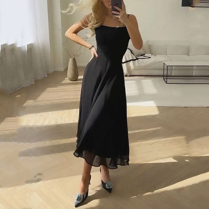Emma | Women’s Square Neck Wedding Guest Midi Dress